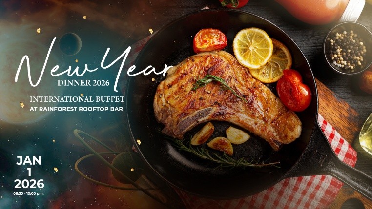 Rooftop New Year's Dinner in Bangkok